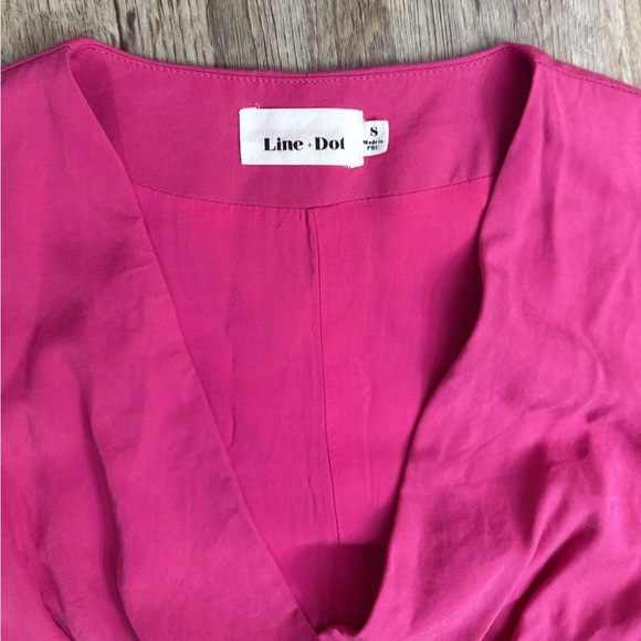 Line + Dot • Cherie Faux Wrap Ruffle Dress - Picture 7 of 14